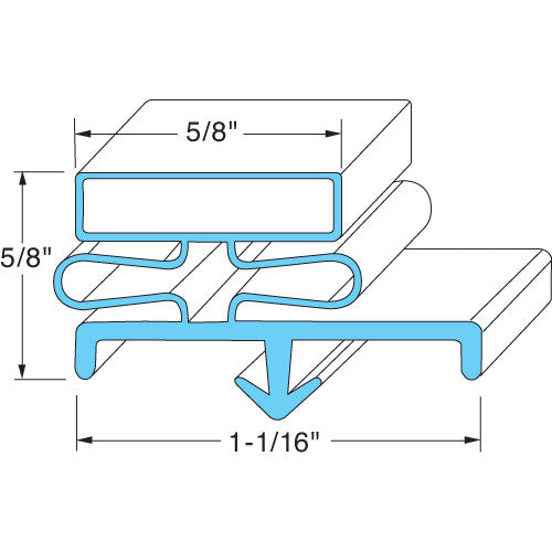 37-01211 Master-Bilt - High-Quality Door Gasket 37-01211 Master-Bilt - High-Quality Door Gasket